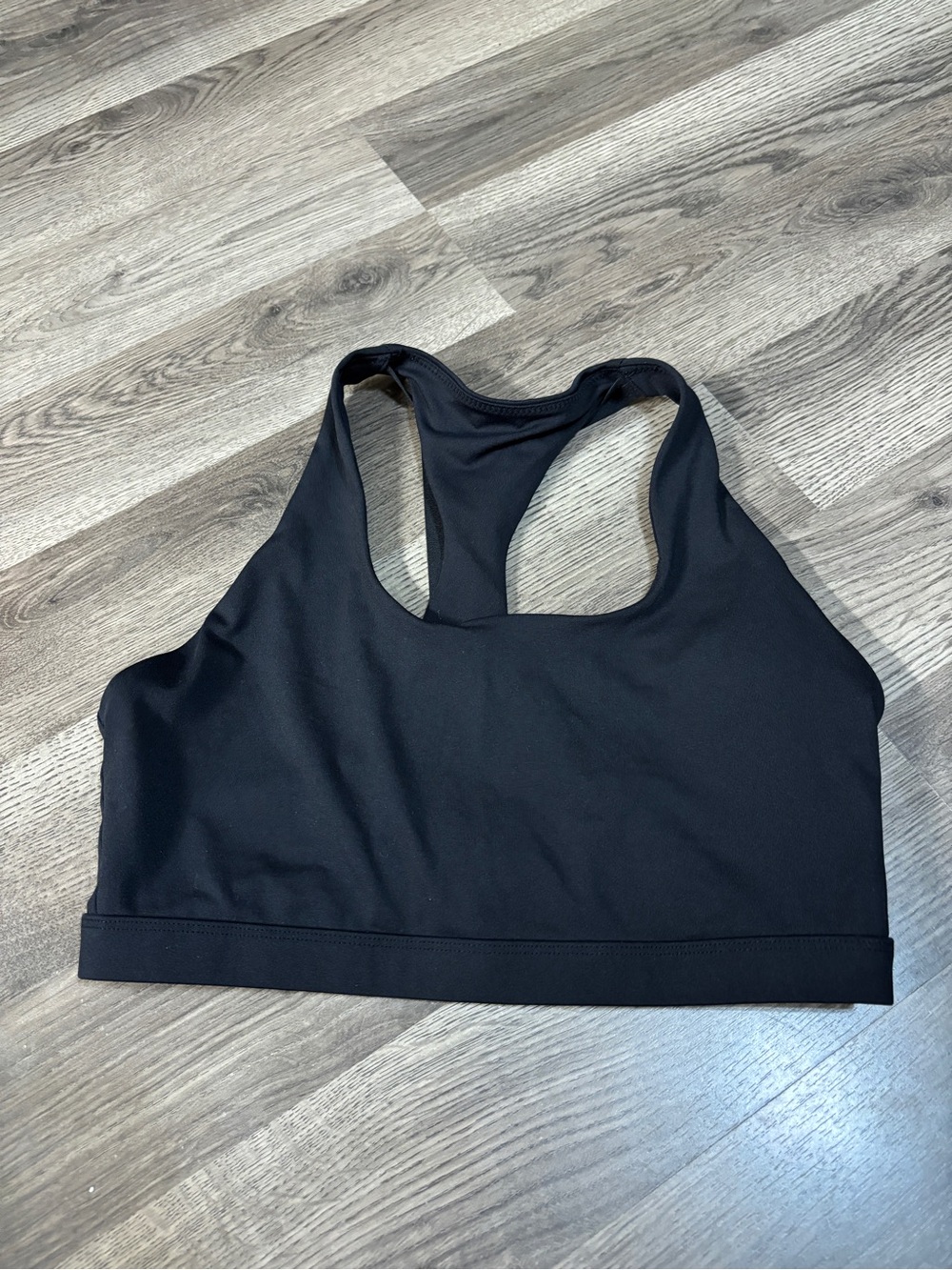 Fabletics Black Racerback Sports Bra